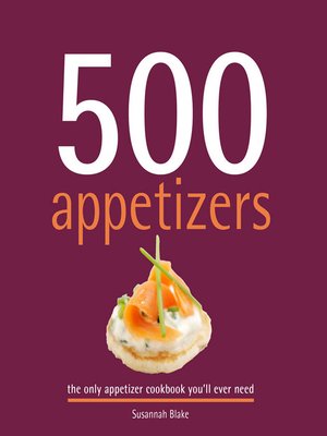 cover image of 500 Appetizers